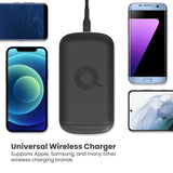 Quikcell   POWERFLIP 2-in-1 Charging Stand Black Vault