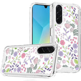 Samsung A16 5G Beautiful TPU Designs Case Case - Purple and Green Wildflowers