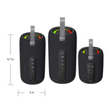 Quikcell Portable Wireless Speaker - 6.7" Black