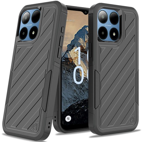 Boost Summit 5G Noble lined shockproof dual layer hybrid - Black/Black