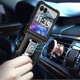 Motorola Razr 2025 2024 OPTIMUM Magnetic Ring Stand Hybrid - Black