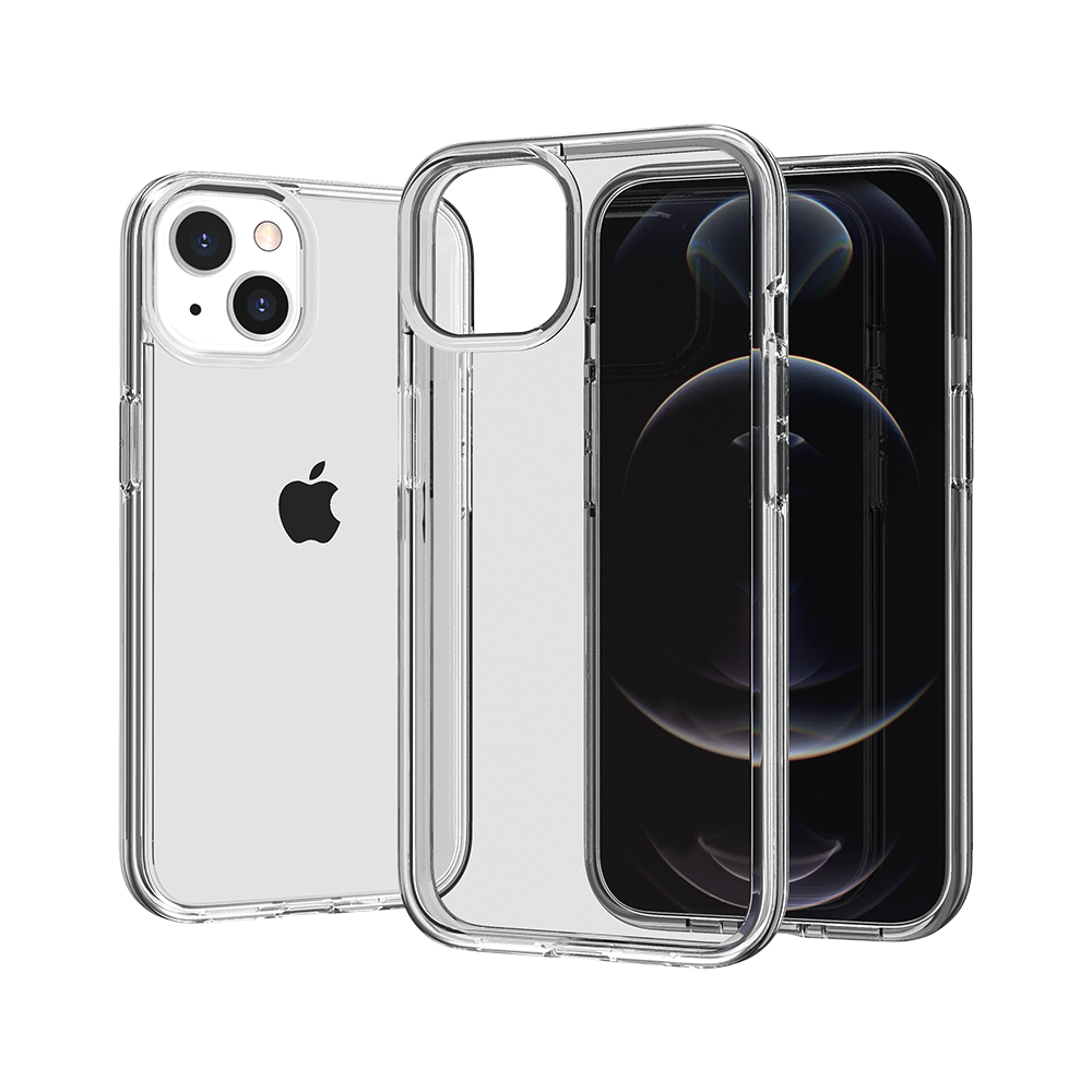 iPhone SE 3 (2022) SE/8/7 Sturdy Ultra Thick 3mm Transparent Hybrid Case Cover - Clear