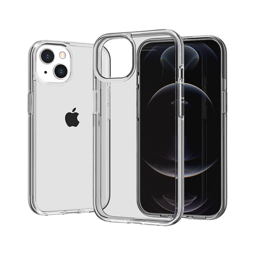 iPhone SE 3 (2022) SE/8/7 Sturdy Ultra Thick 3mm Transparent Hybrid Case Cover - Clear