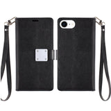iPhone 16E / SE4 Wallet ID Card Holder - Black