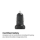 Quikcell   20W PD Car Charger Black