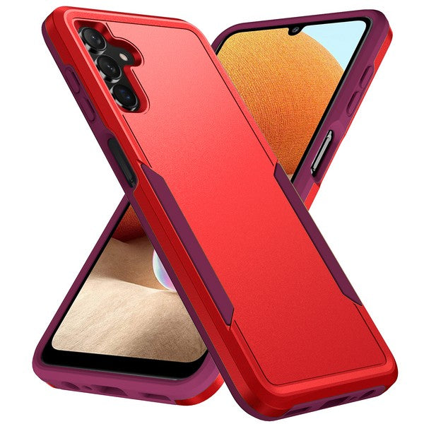 SAMSUNG A13 5G A04S A04E Hybrid Dual Layer Case Red