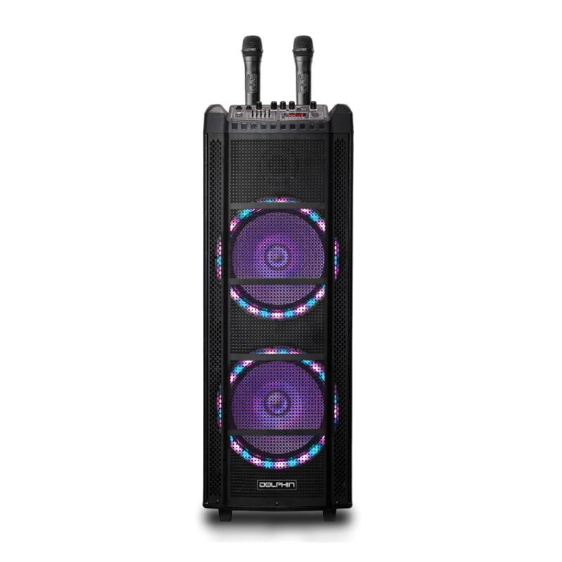 Dolphin SP-2130RBT Dual 12” Rechargeable Karaoke Machine