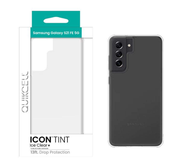 Quikcell Samsung Galaxy S21 FE/FE 5G ICON TINT Translucent Case Ice