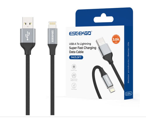 ESEEKGO G-61AL USB-A to 8 PIN Data Cable