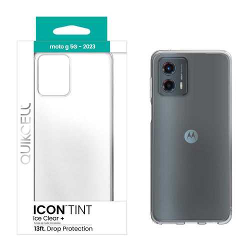 Quikcell Moto G 5G (2023) ICON TINT Translucent Case Ice