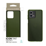 Quikcell Moto G Stylus 5G (2023) ICON TINT Translucent Case Olive