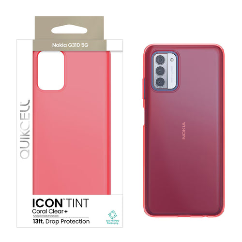 Quikcell Nokia G310 5G ICON TINT Translucent Case Coral