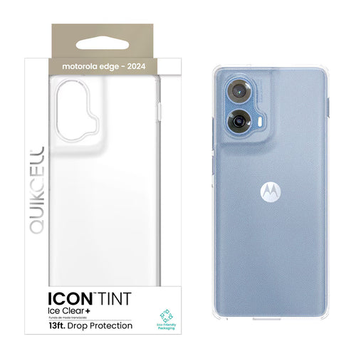 Quikcell Moto Edge (2024) ICON TINT Translucent Case Ice