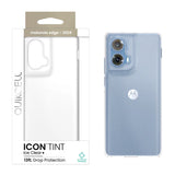 Quikcell Moto Edge (2024) ICON TINT Translucent Case Ice