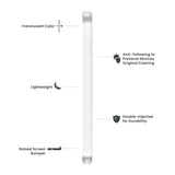 Quikcell Samsung Galaxy A36 5G ICON TINT Transparent Protective Case Ice