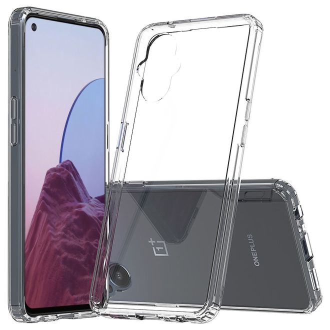 OnePlus Nord N20 5G Clear Transparent Hybrid Case Cover - Clear