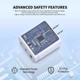 40W Dual PD+QC Fast Wall Charger (12/48)