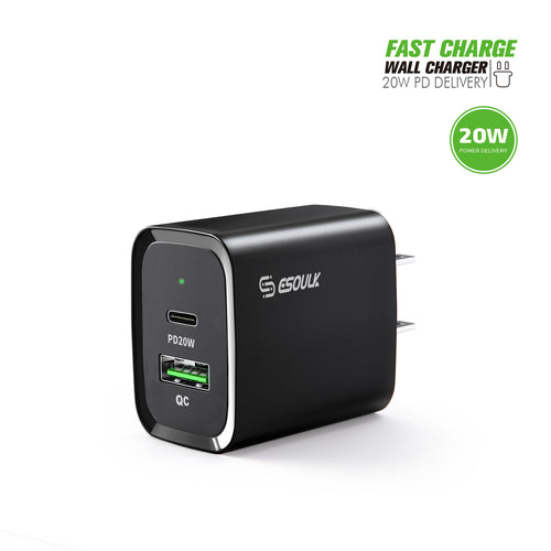 20W PD&QC Fast Wall Charger (12/48)