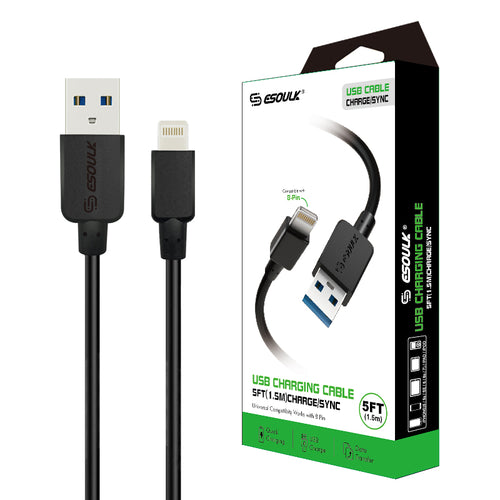 Esoulk 5ft Round Cable For 8Pin (12/96)
