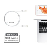Esoulk 5FT Round Cable For 8Pin (12/96)  EC30P-IP-WH