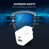 20W PD/QC Wall Charger & 5FT Cable for C to 8pin (12/48)