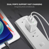 20W PD/QC Wall Charger & 5FT Cable for C to 8pin (12/48)