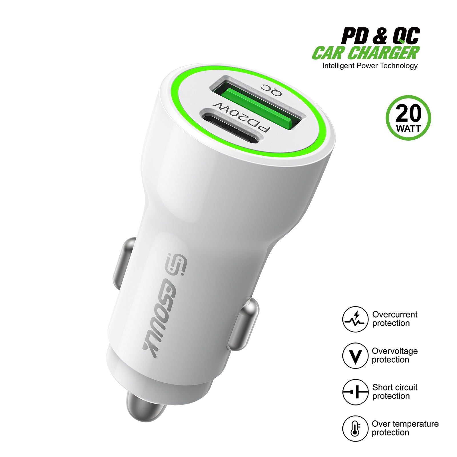 20W PD&QC Car Charger (12/144)