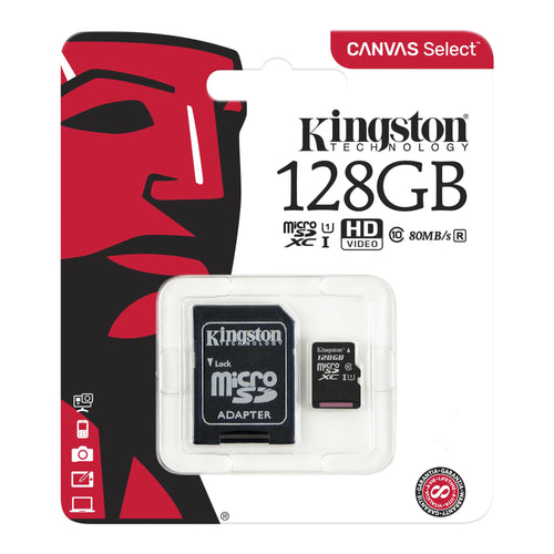 KINGSTON MICRO-SD MEMORY CARD -128GB