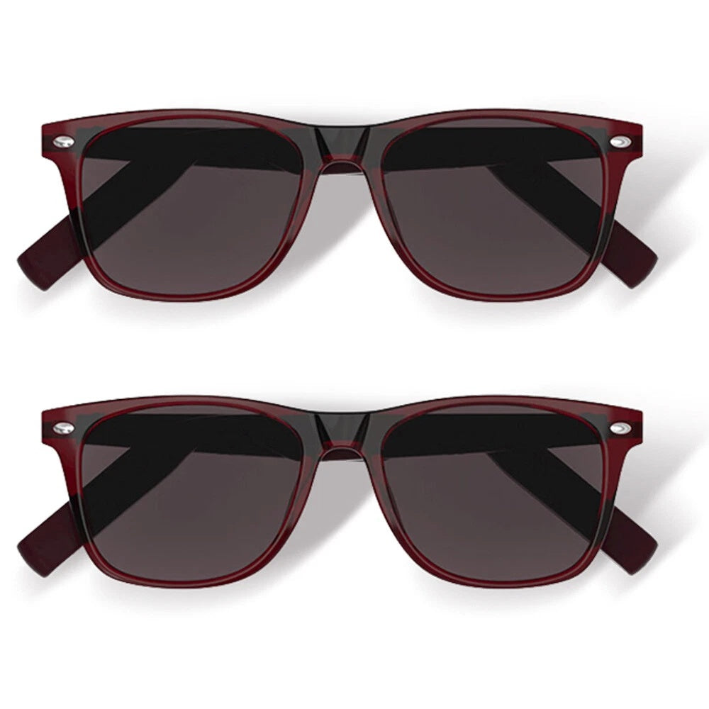 GETD AI GLASSES BLUETOOTH HEADSET - RED+RED