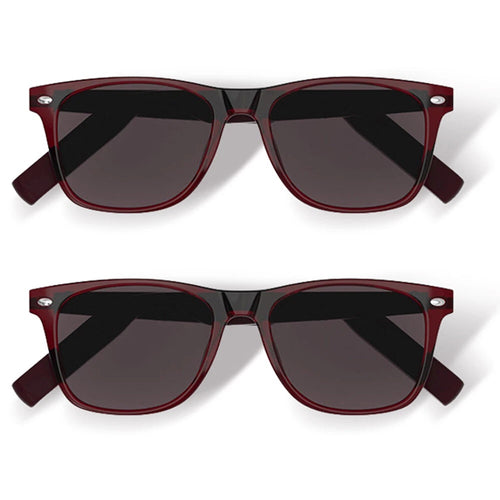 GETD AI GLASSES BLUETOOTH HEADSET - RED+RED