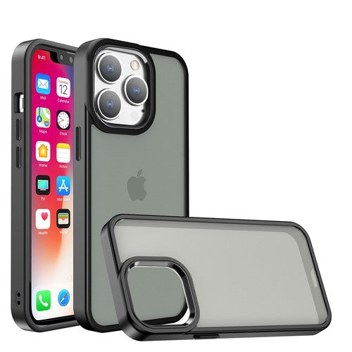 IPHONE 12/12P ACRYLIC METAL CASE-BLACK
