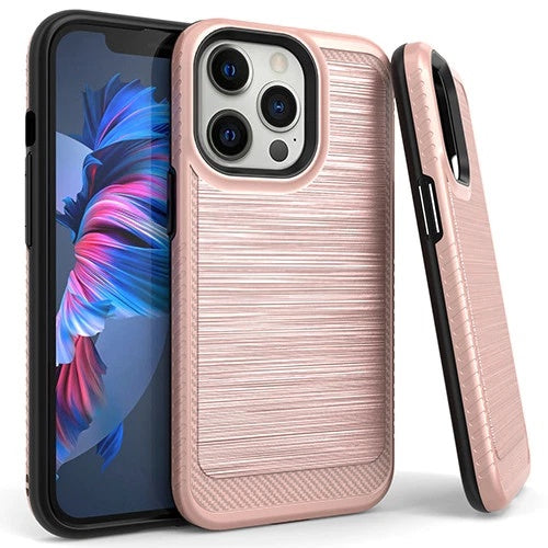 METALLIC CASE FOR IPHONE 13 PRO MAX - ROSEGOLD