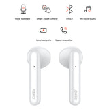 Reiko TWS Wireless Earbuds with Charging Case Macaron Finishing In White