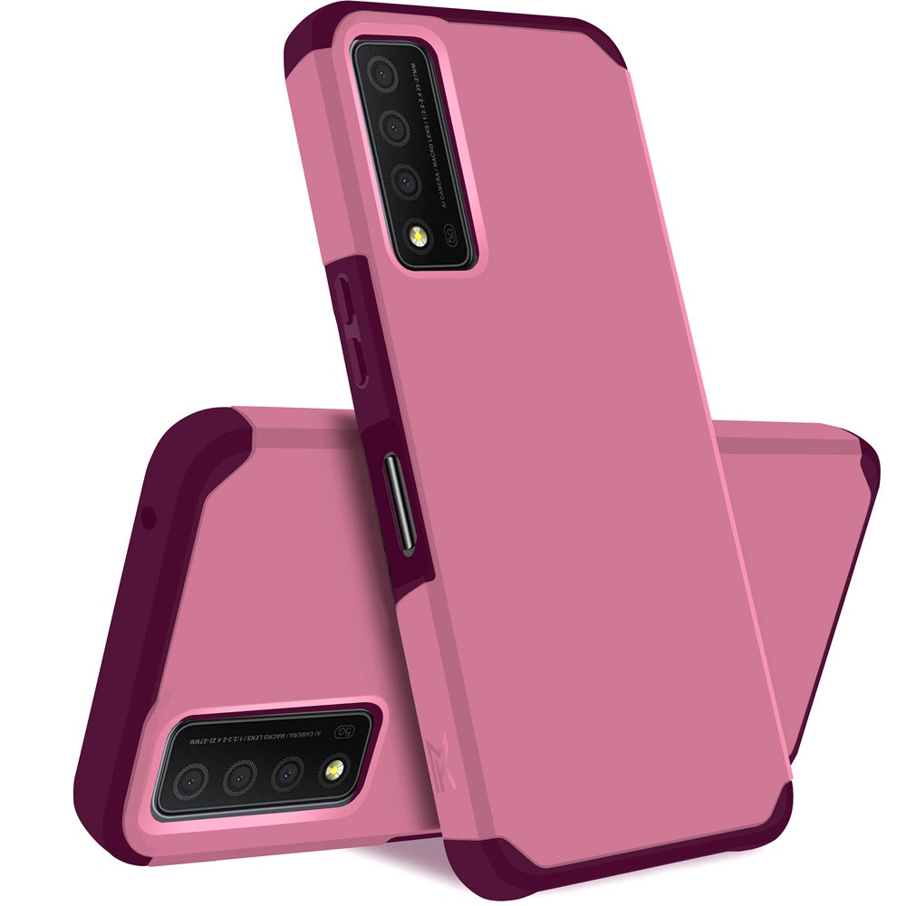 Matte ShockProof Case Case For TCL Stylus 5G - Pink Matte ShockProof Case Case For TCL Stylus 5G - Pink