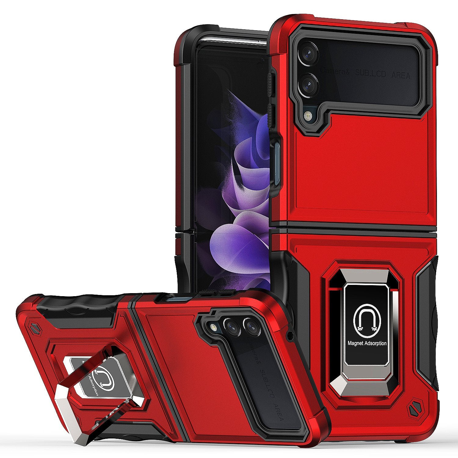 Magnetic Ringstand Case For Galaxy Z Flip 3