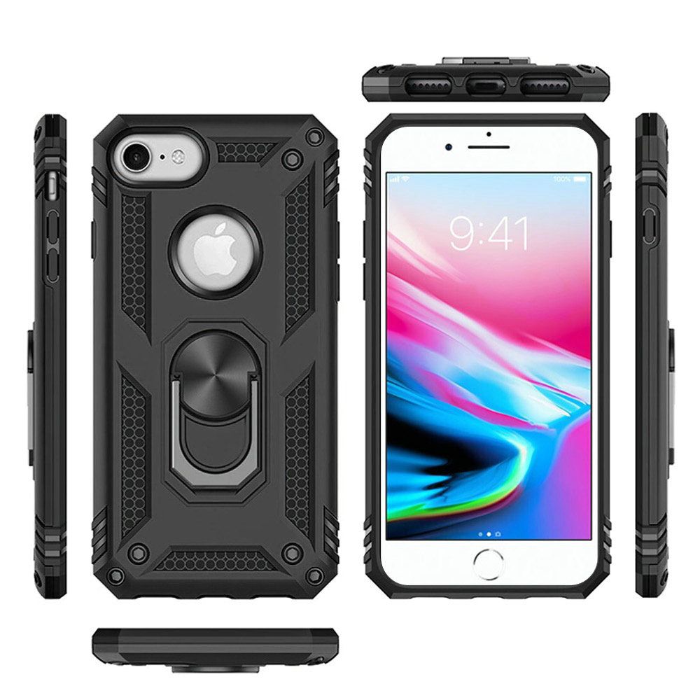 Magnetic Kickstand Hybrid Case for iPhone SE 3 (3 Colors)