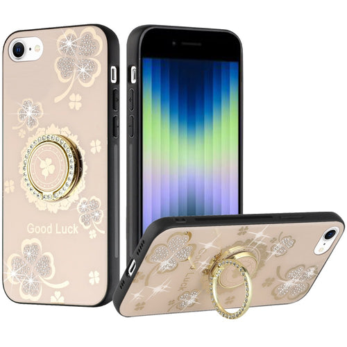 Design Magnetic Ring Stand Case for iPhone SE 3 (2 Colors)