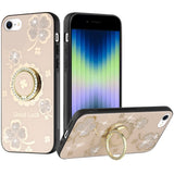 Design Magnetic Ring Stand Case for iPhone SE 3 (2 Colors)