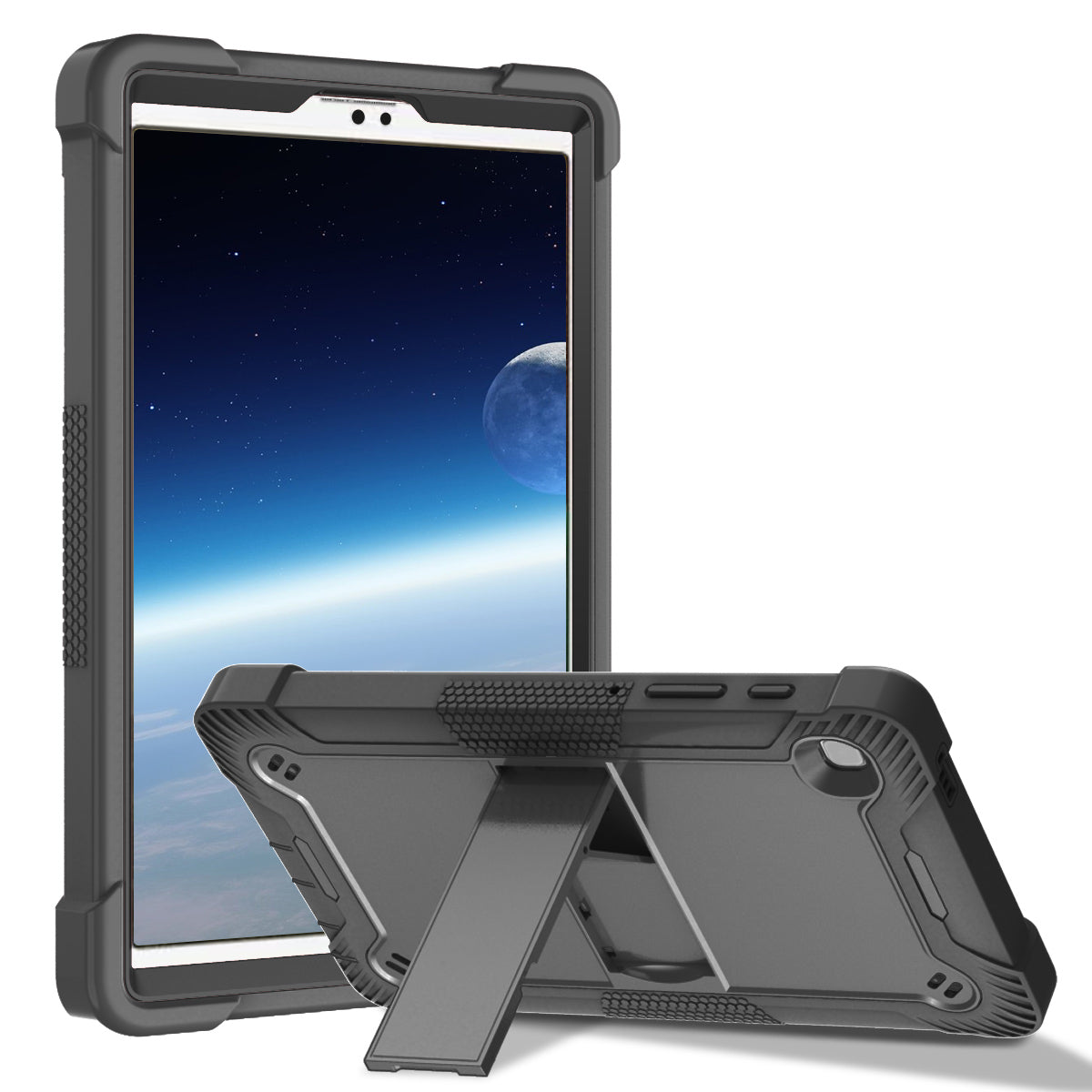 Galaxy Tab A7 Lite Rugged kickStands Case (8.7") - Gray