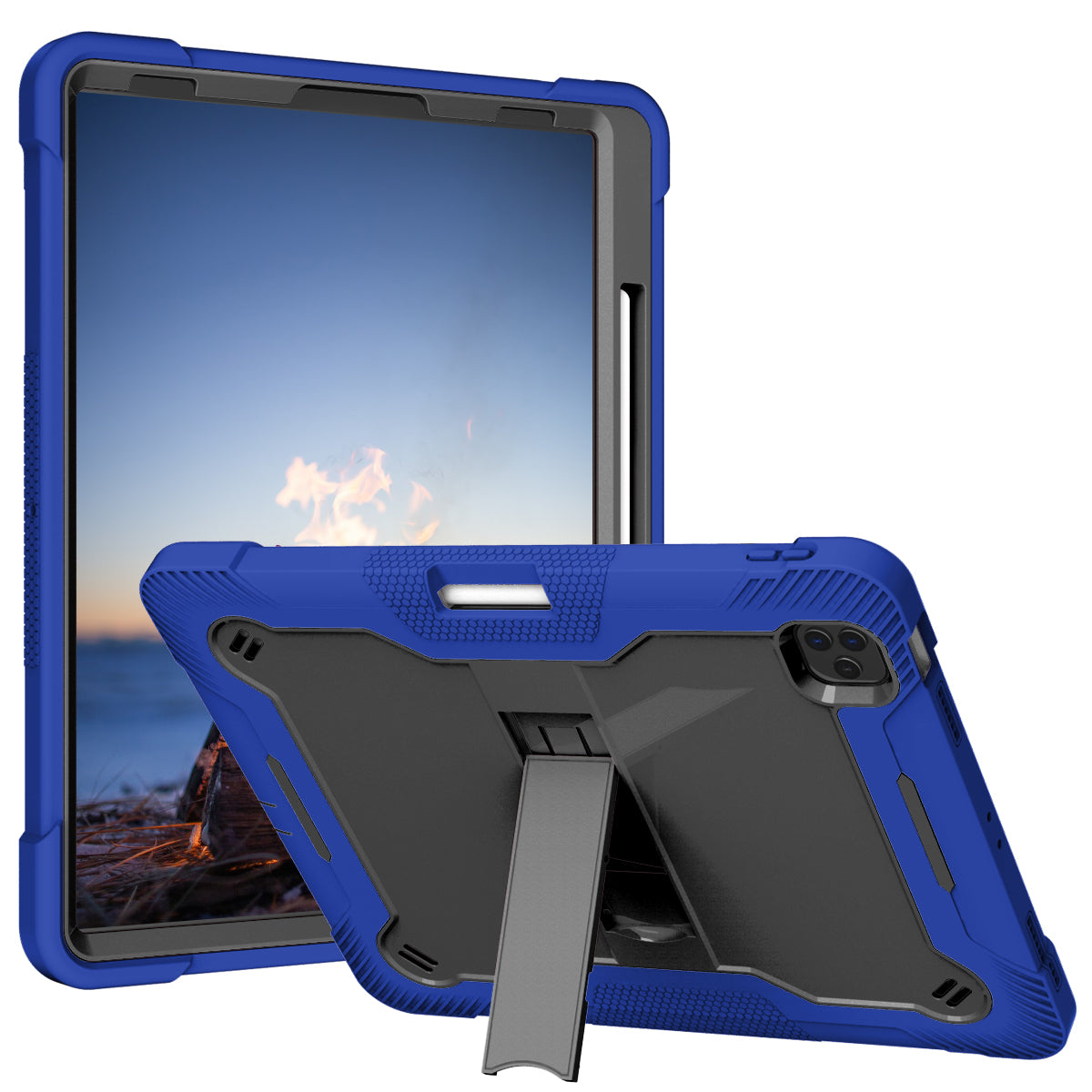 Galaxy Tab A7 Lite Rugged kickStands Case (8.7") - Blue