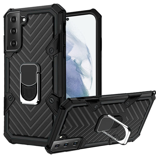 Armor Magnetic Ring Stand Case for Galaxy S21 FE