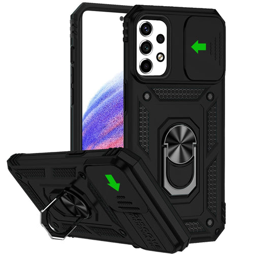 Magnetic Ring Stand Camera Cover Case For Galaxy A53