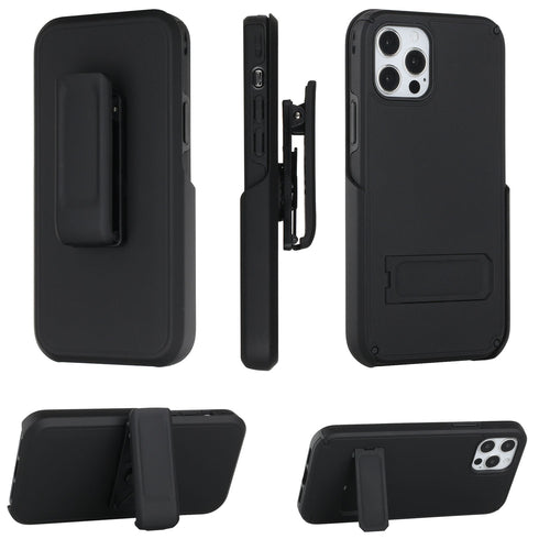 Holster Clip Kickstand Card Holder Case For iPhone SE 3